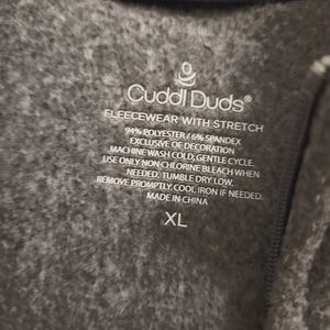 XL Gray light weight fleece vest Cuddl Duds
